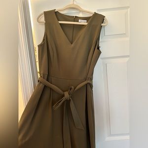 Army Green Calvin Klein Jumpsuit
